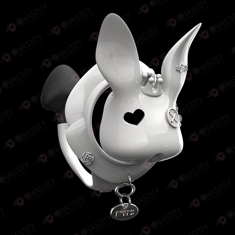 Rogue Rabbit Chastity Cage With Tail Anal Plug
