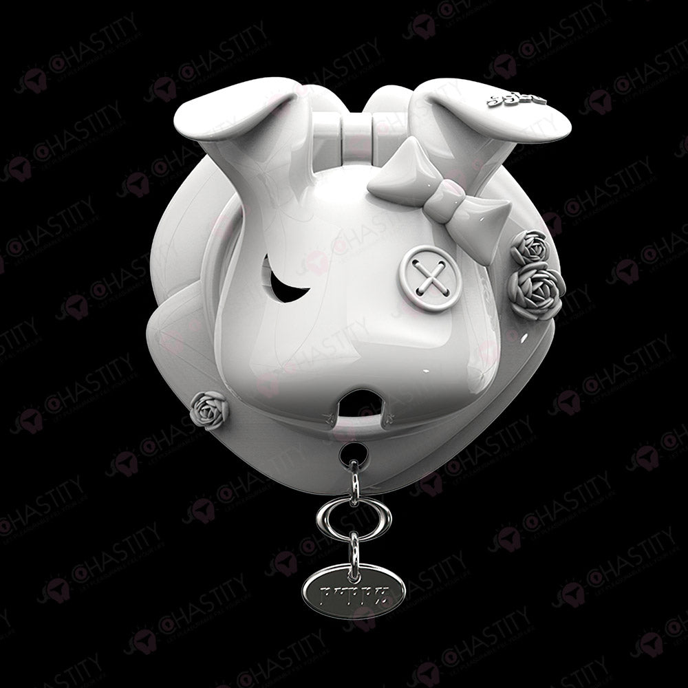 Rogue Rabbit Chastity Cage With Tail Anal Plug