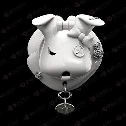 Rogue Rabbit Chastity Cage With Tail Anal Plug
