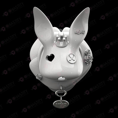 Rogue Rabbit Chastity Cage With Tail Anal Plug