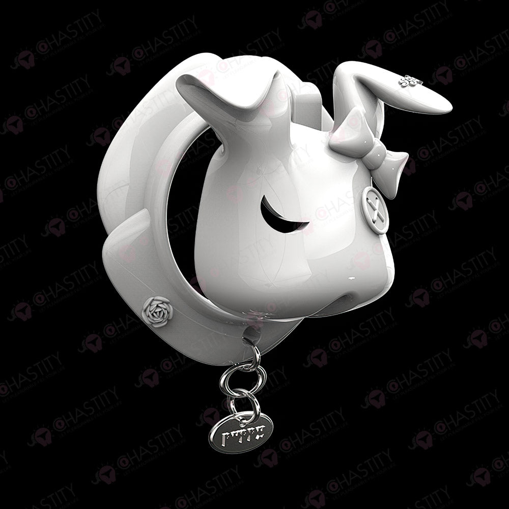 Rogue Rabbit Chastity Cage With Tail Anal Plug