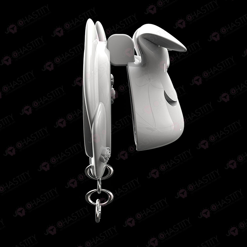 Rogue Rabbit Chastity Cage With Tail Anal Plug