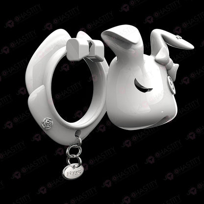 Rogue Rabbit Chastity Cage With Tail Anal Plug
