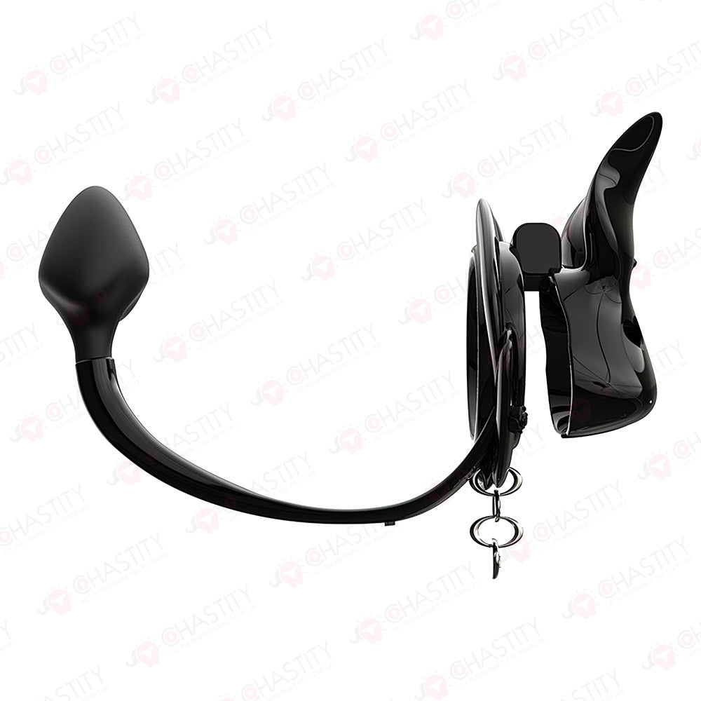 Rogue Rabbit Chastity Cage With Tail Anal Plug