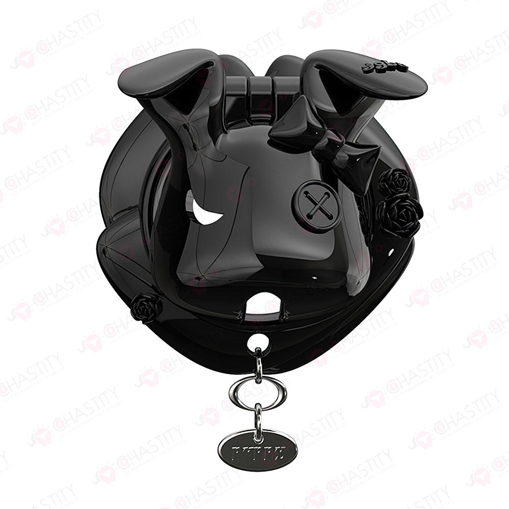 Rogue Rabbit Chastity Cage With Tail Anal Plug