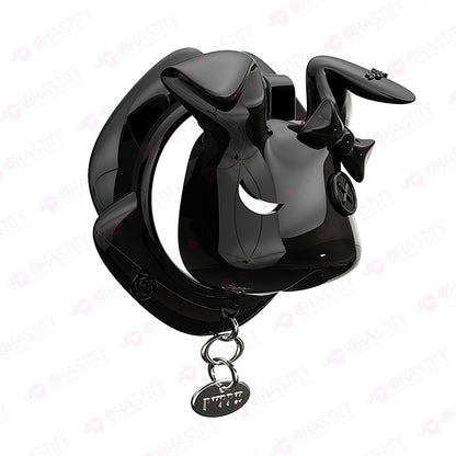 Rogue Rabbit Chastity Cage With Tail Anal Plug