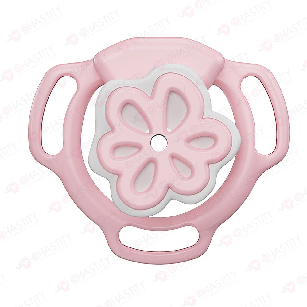 Rotary Adjustable Inversion Depth Chastity Cage (With 6 Wearable Rings)