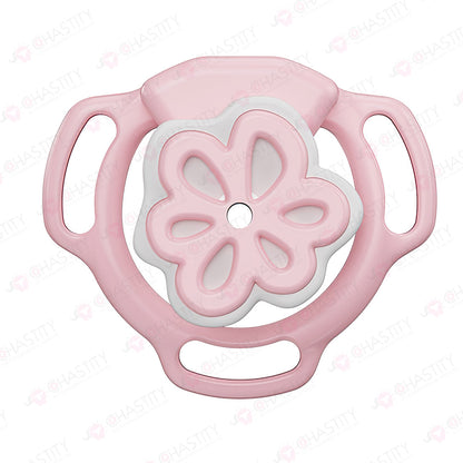Rotary Adjustable Inversion Depth Chastity Cage (With 6 Wearable Rings)