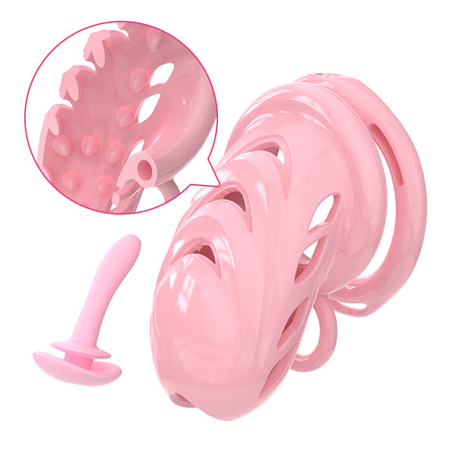 Rubber Cock Cage With Soft Nails Inside