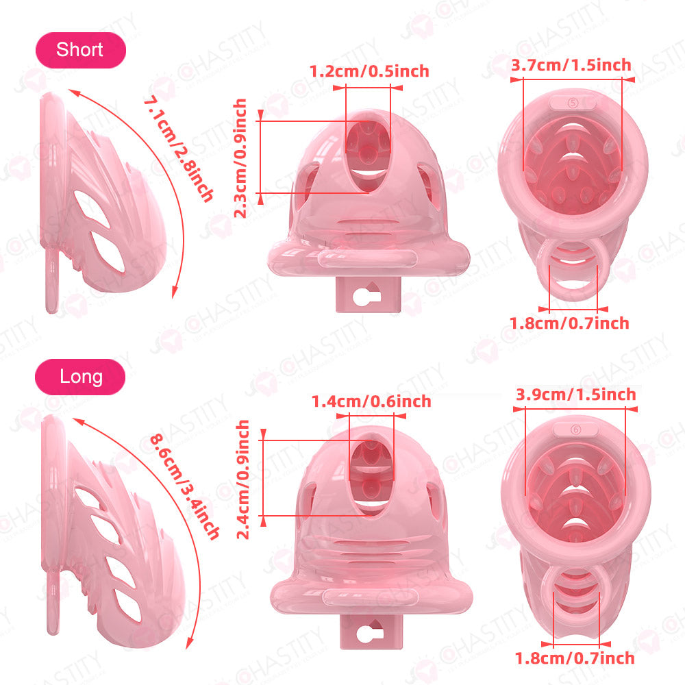 Rubber Cock Cage With Soft Nails Inside