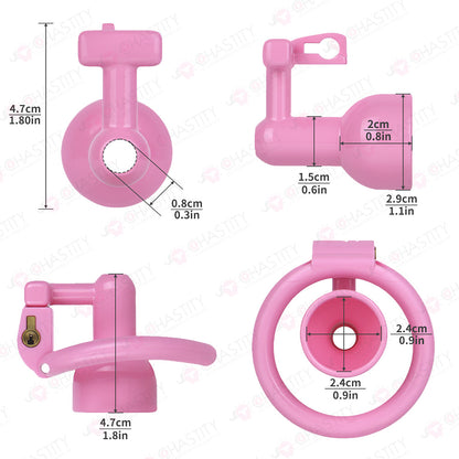 Shrink The Penis Inverted Tgirl Chastity Cage