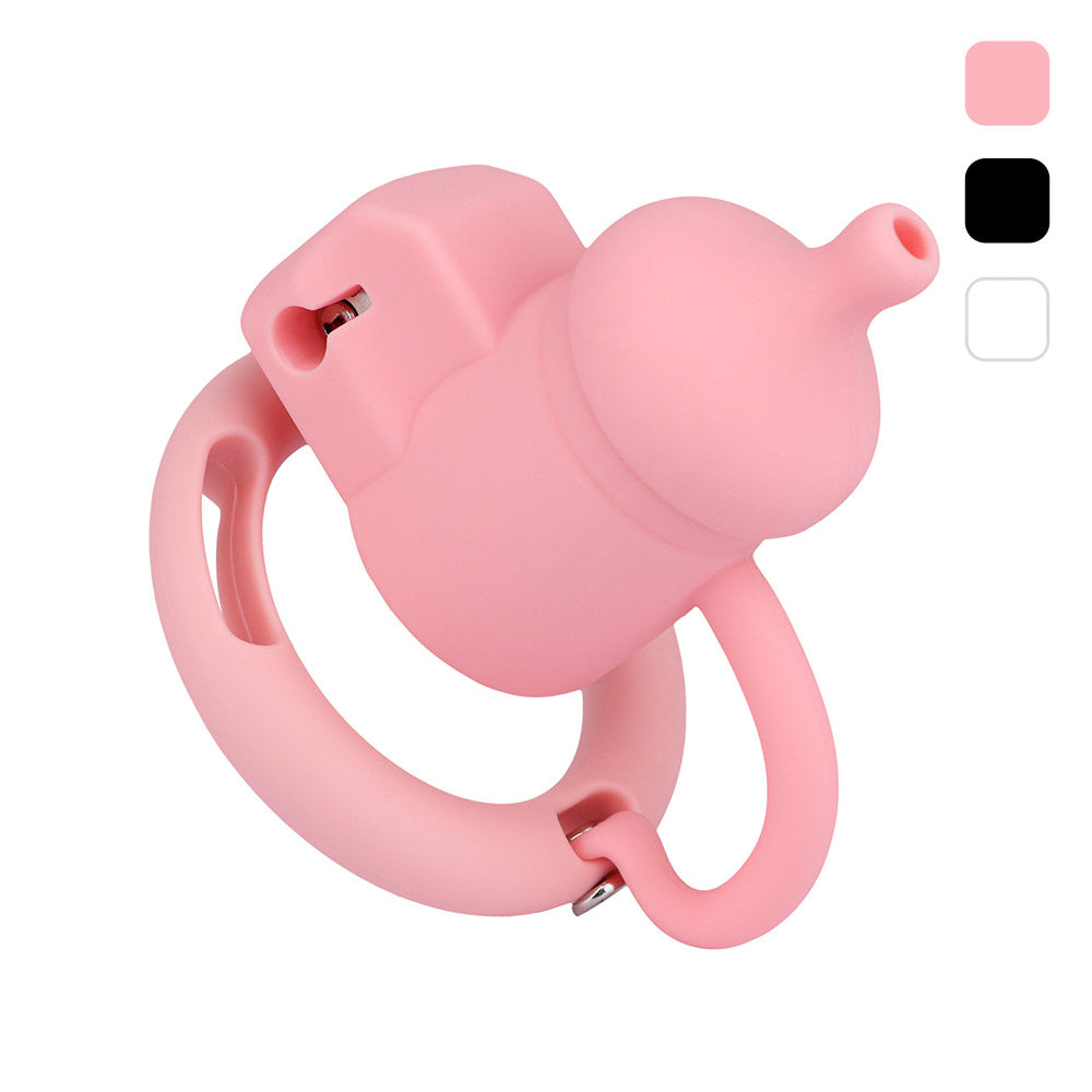 Silicone Baby Bottle Starter Chastity Cage