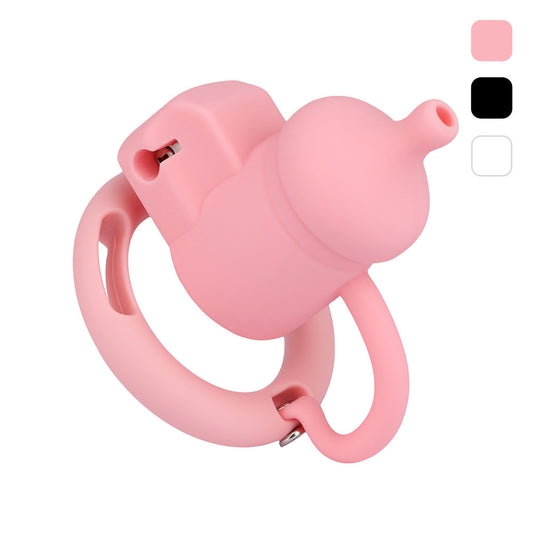 Silicone Baby Bottle Starter Chastity Cage