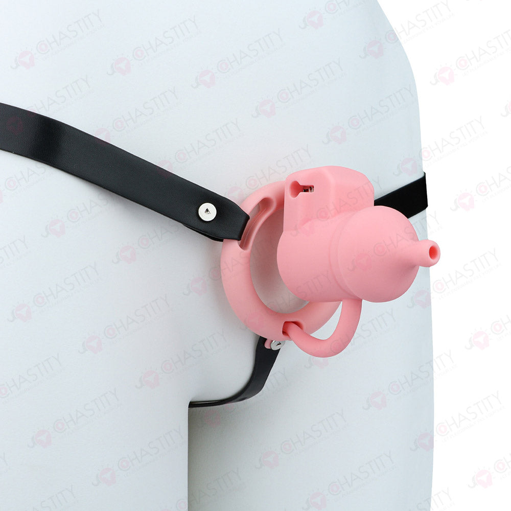 Silicone Baby Bottle Starter Chastity Cage