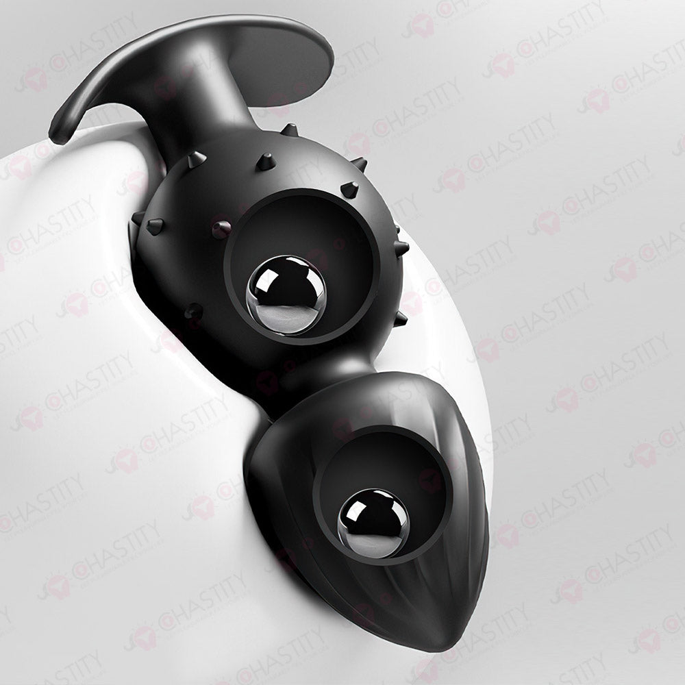 Silicone Butt Plug With Ball Inside