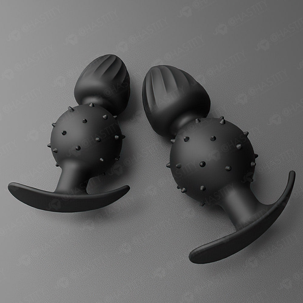 Silicone Butt Plug With Ball Inside