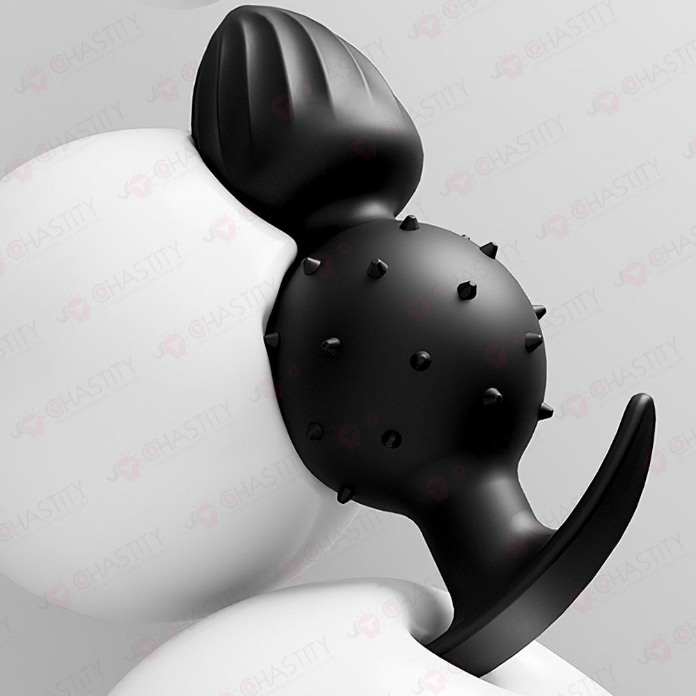 Silicone Butt Plug With Ball Inside