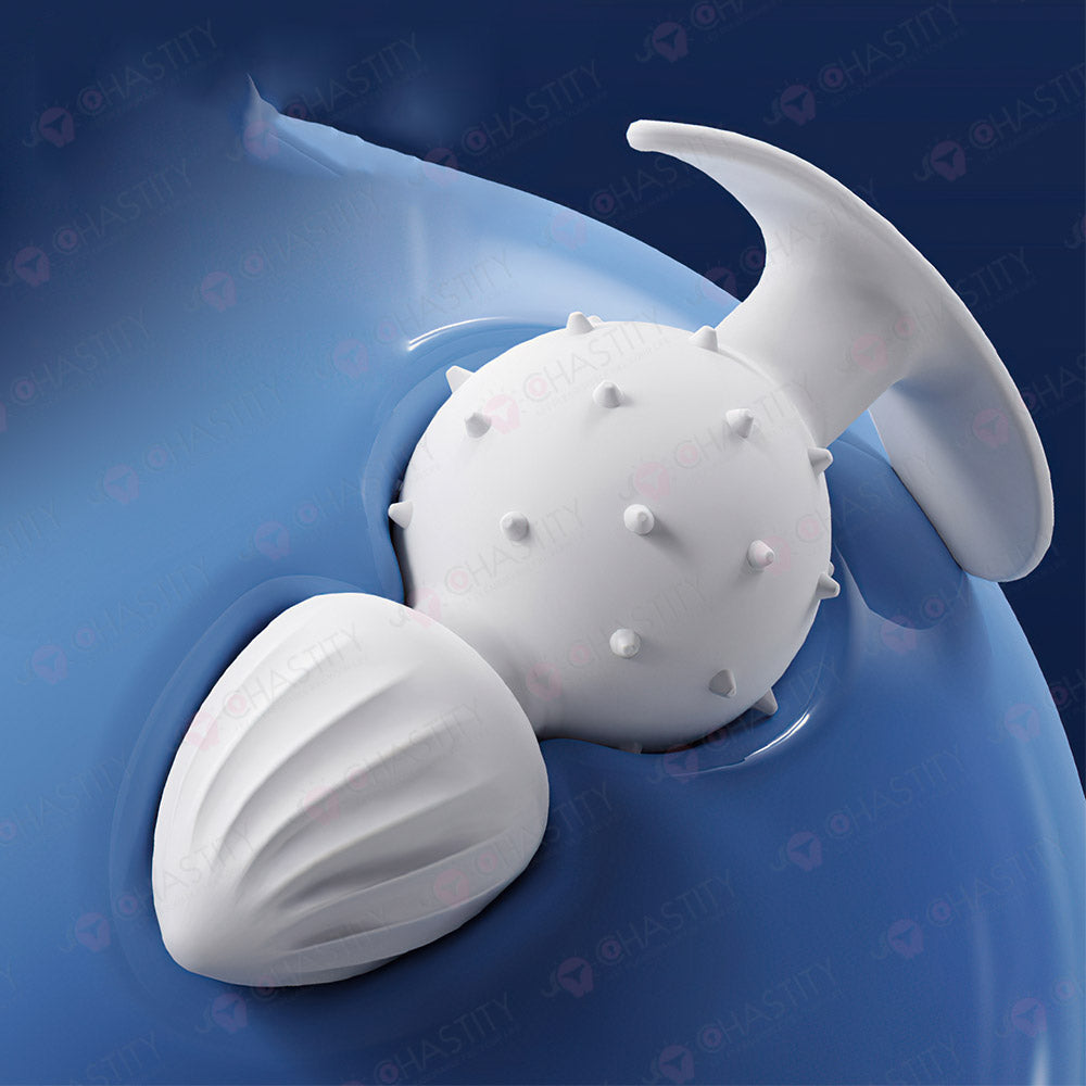 Silicone Butt Plug With Ball Inside