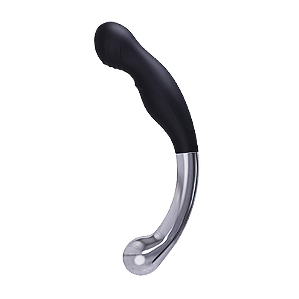 Silicone & Metal Double Sided Butt Plug