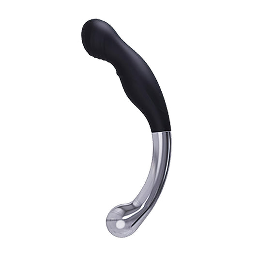 Silicone & Metal Double Sided Butt Plug