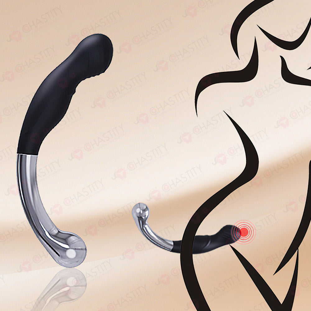 Silicone & Metal Double Sided Butt Plug