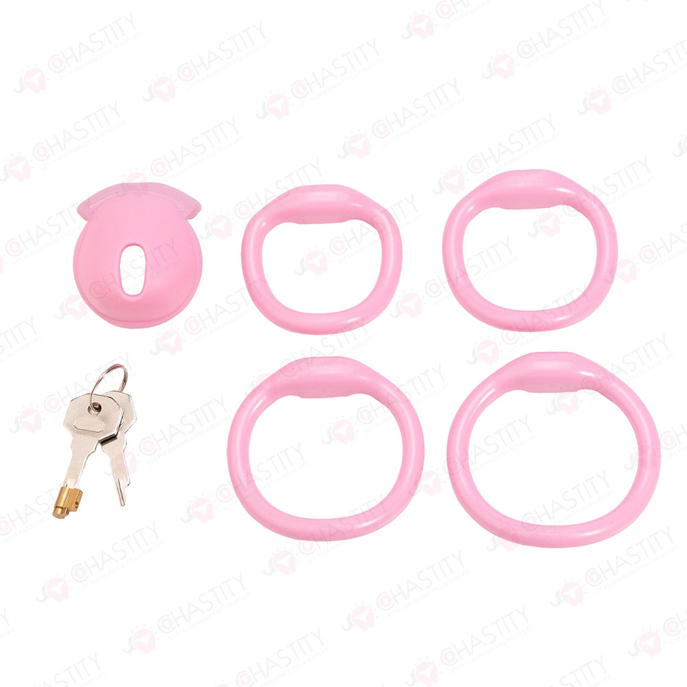 Silicone Nub Penis Chastity Control Lock