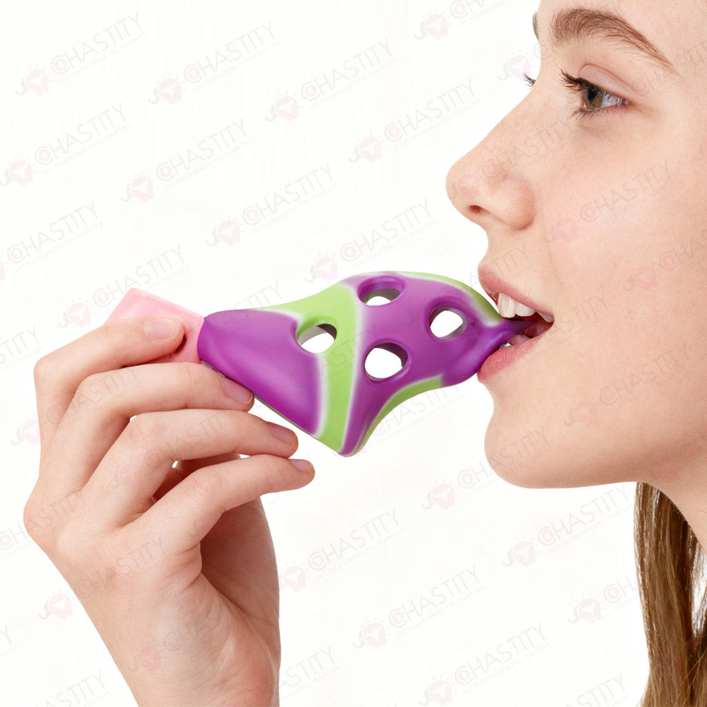 Silicone Rainbow Chastity Cage