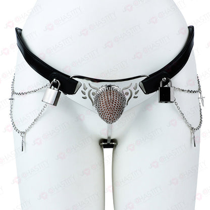Silver Scale Armor - Chain Chastity Pants
