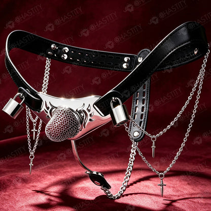 Silver Scale Armor - Chain Chastity Pants