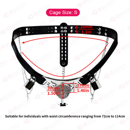 Silver Scale Armor - Chain Chastity Pants