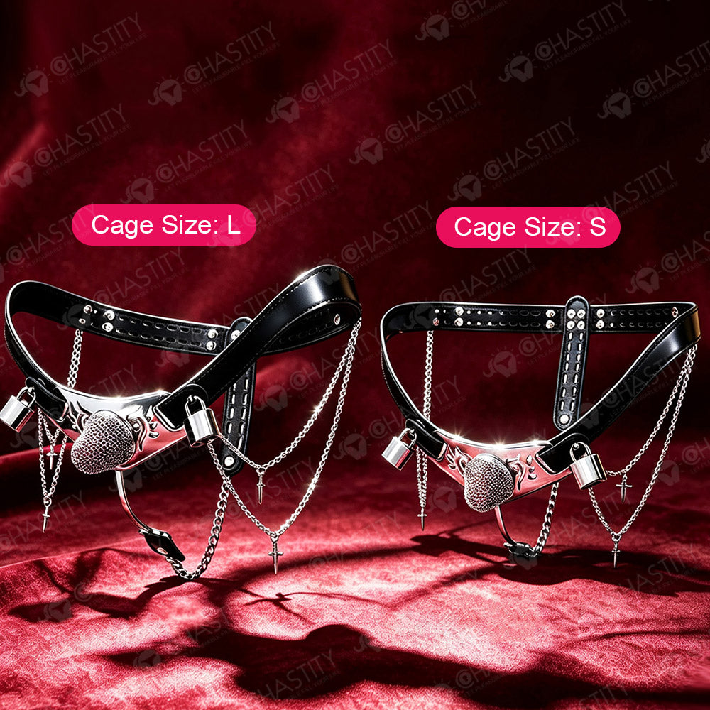 Silver Scale Armor - Chain Chastity Pants