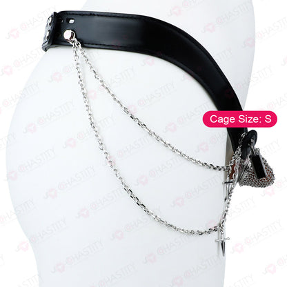Silver Scale Armor - Chain Chastity Pants
