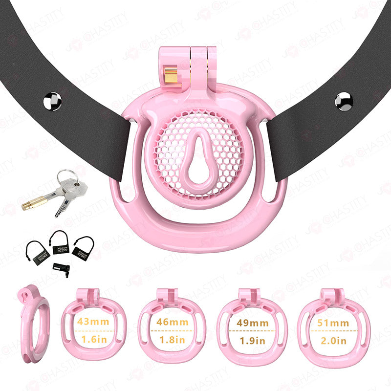 Sissy BDSM With Wearable Chastity Cage