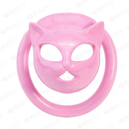 Sissy Catwoman Mask Kinky Party Chastity Cage