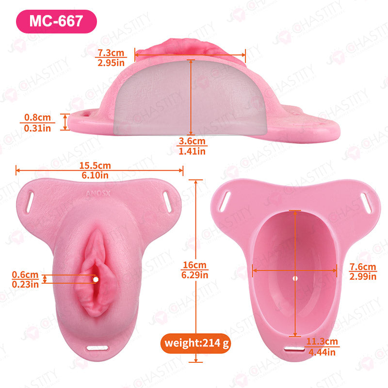 Sissy Feminization Pussy Panties