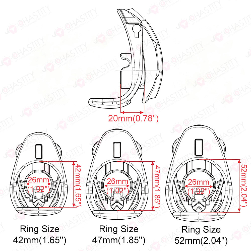 Sissy Love Sliding Chastity Cage