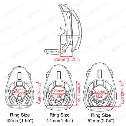 Sissy Love Sliding Chastity Cage