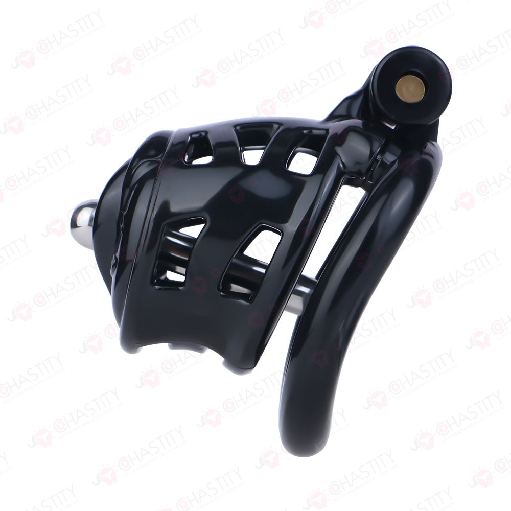 Sissy Manhood Caught In Chastity (Vulva Shape)