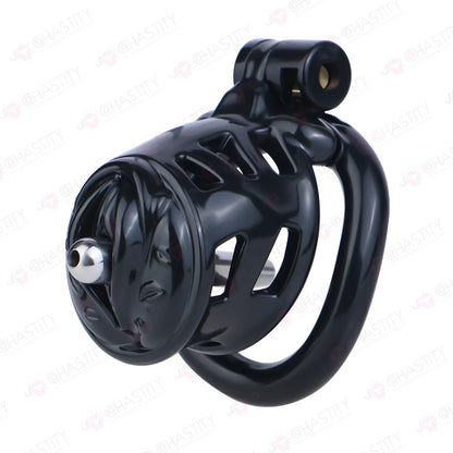 Sissy Manhood Caught In Chastity (Vulva Shape)