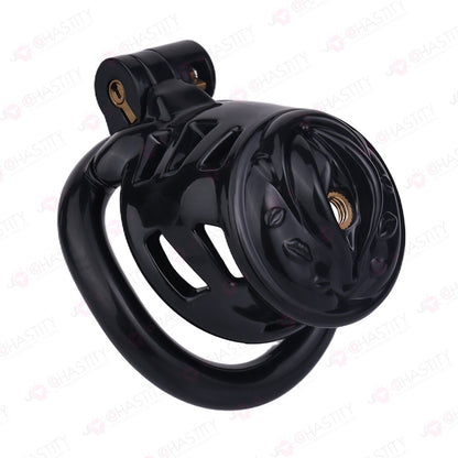 Sissy Manhood Caught In Chastity (Vulva Shape)