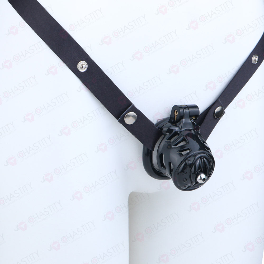 Sissy Manhood Caught In Chastity (Vulva Shape)