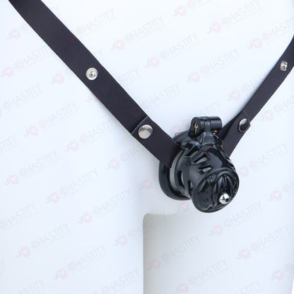 Sissy Manhood Caught In Chastity (Vulva Shape)