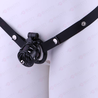 Sissy Manhood Caught In Chastity (Vulva Shape)