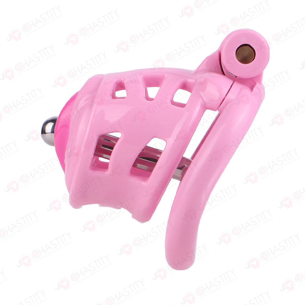 Sissy Manhood Caught In Chastity (Vulva Shape)