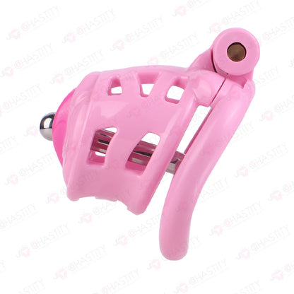 Sissy Manhood Caught In Chastity (Vulva Shape)