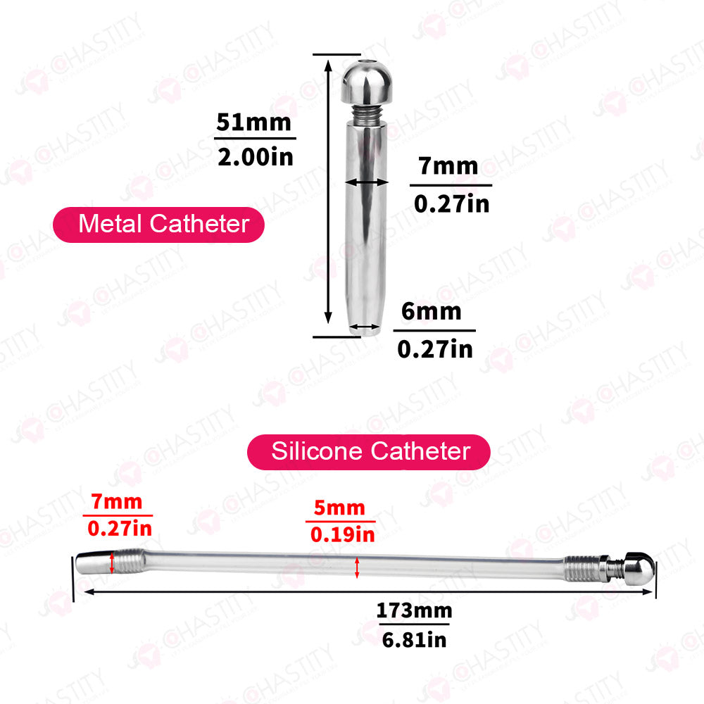 Sissy Manhood Caught In Chastity (Vulva Shape)