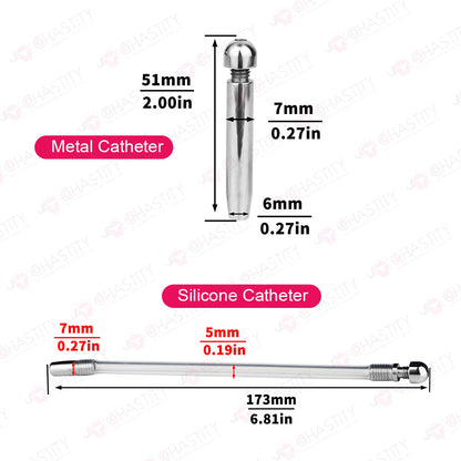 Sissy Manhood Caught In Chastity (Vulva Shape)