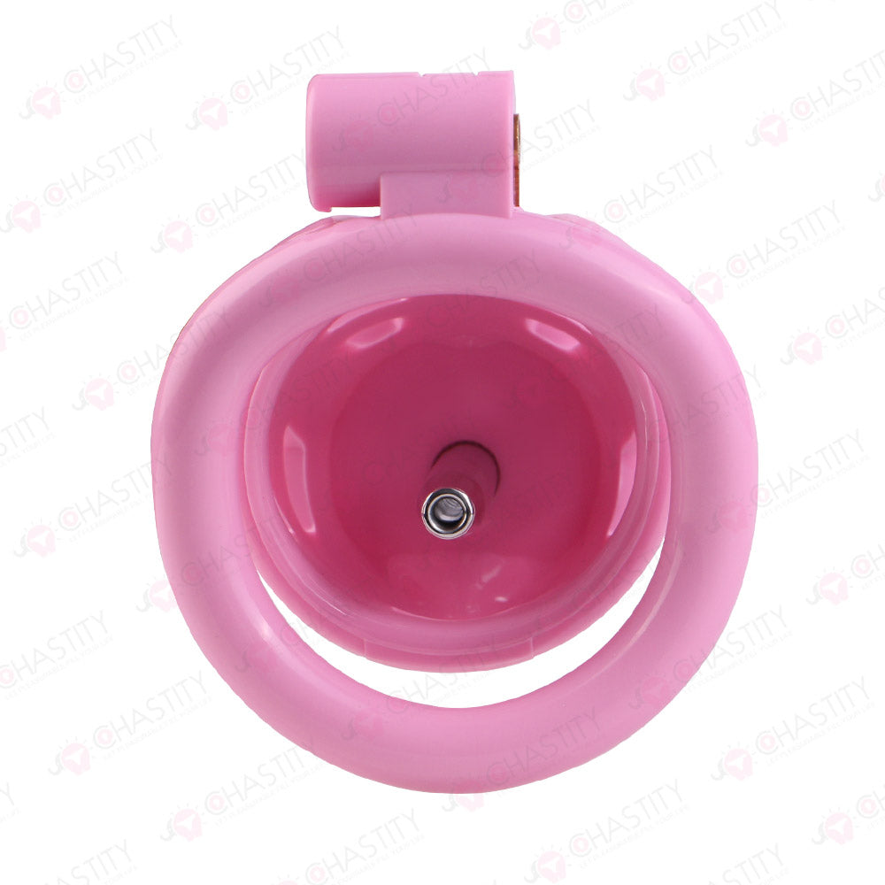 Sissy Manhood Caught In Chastity (Vulva Shape)