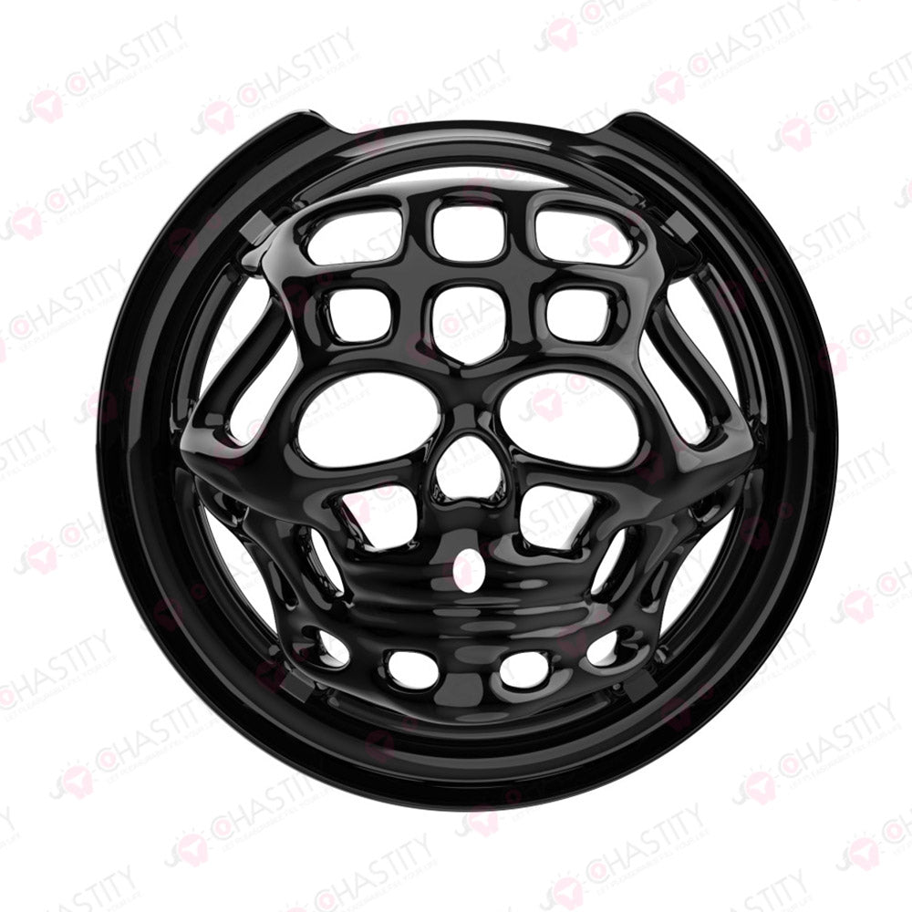 Skull Chastity Dungeon With 6 Rings