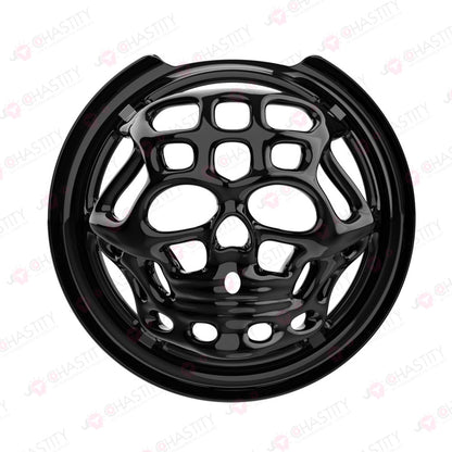 Skull Chastity Dungeon With 6 Rings